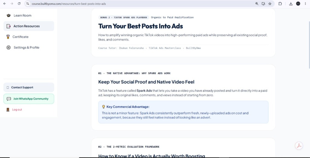 Turn Your Best Posts Into Ads Spark Ads Playbook Preview