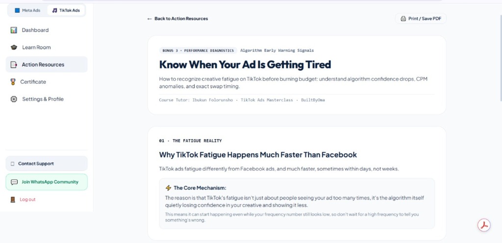 Know When Your Ad Is Getting Tired Performance Diagnostics Preview